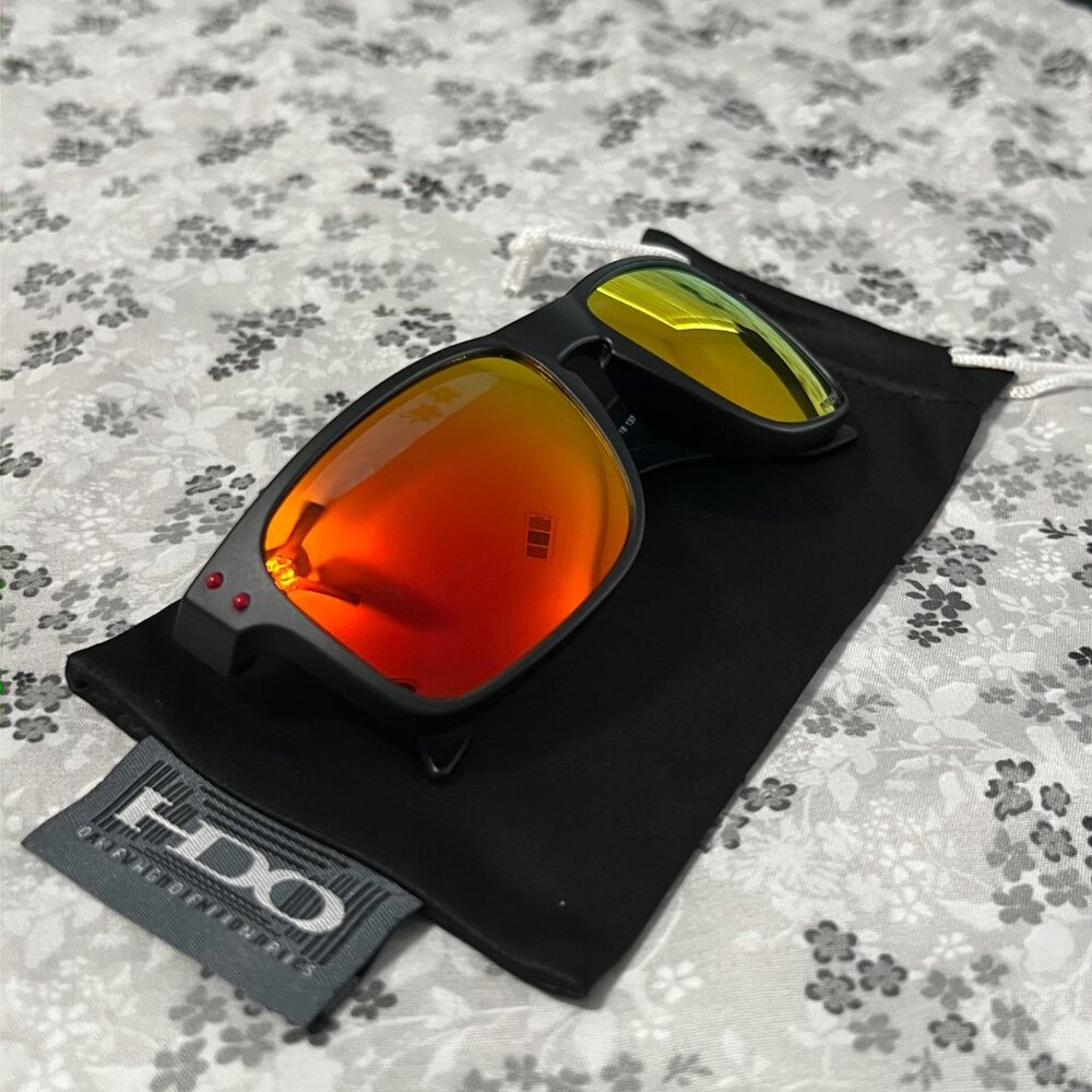 Oakley Sunglasses Holbrook Ruby Iridium Prizm Polarized 9102 ✨️ NEW✨️